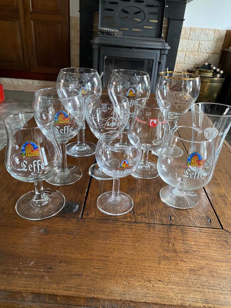 Verres à leffe différents, Collections, Marques de bière, Comme neuf, Leffe