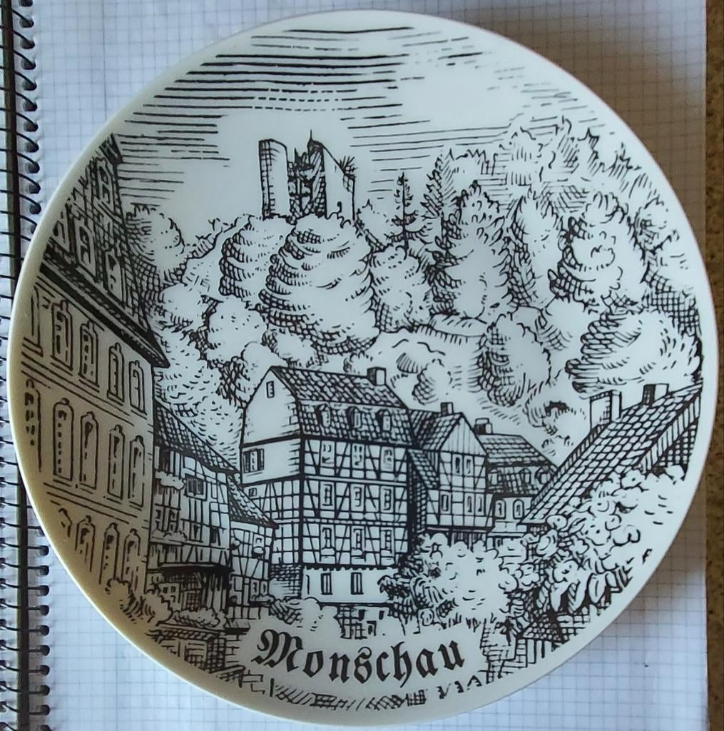 Assiette déco monschau 20cm, Antiek en Kunst, Ophalen of Verzenden