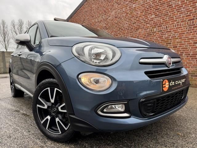 Fiat 500x 1.6i "GARANTIE" Navi/pdc/clima/oh-boek/euro6/2018, Auto's, Voorwielaandrijving, Stof, 4 cilinders, Blauw
