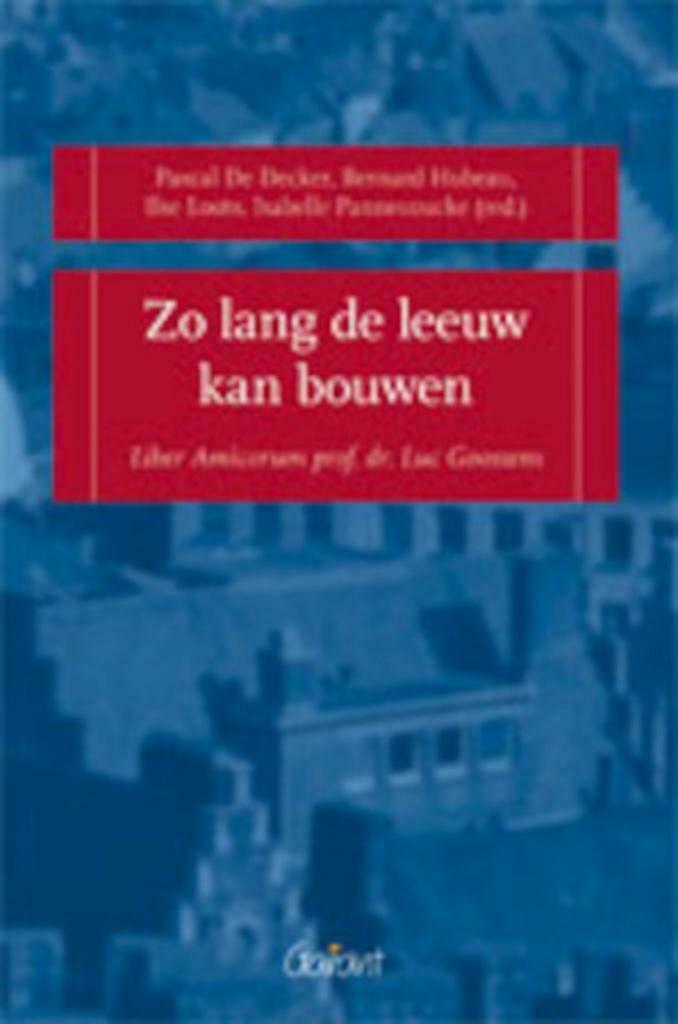 Zolang de Leeuw kan Bouwen, Livres, Politique & Société, Comme neuf, Autres sujets/thèmes, Enlèvement ou Envoi