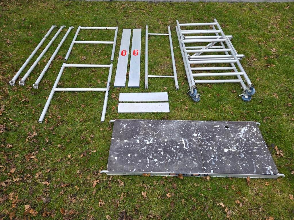 Altrex 3400 modulaire rolsteiger - stahoogte 1m75, Ophalen