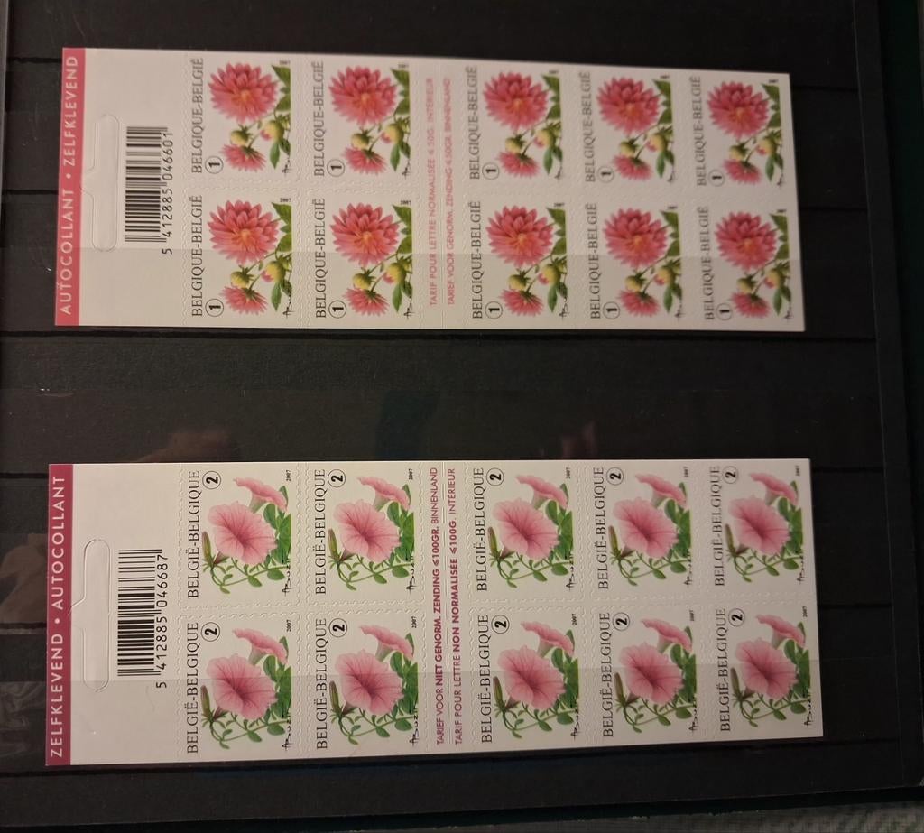 België OBP boekjes 80-81 postfris jaar 2007, Ophalen of Verzenden, Postfris