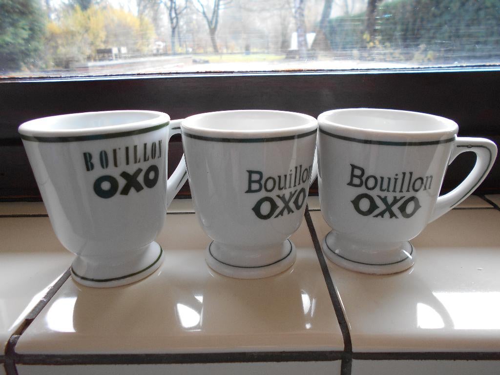 Anciennes tasses Liebig OXO, Enlèvement