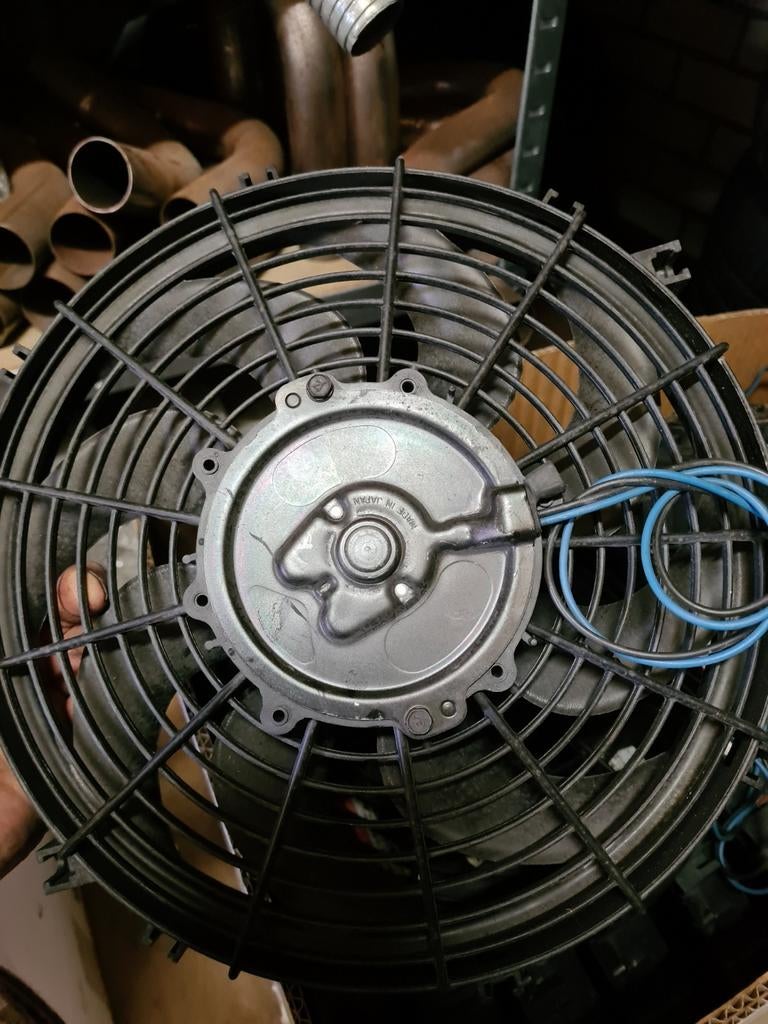 Tripac ventilator 12v blazend / zuigend 282mm koelfan., Auto-onderdelen, Ophalen of Verzenden, Nieuw