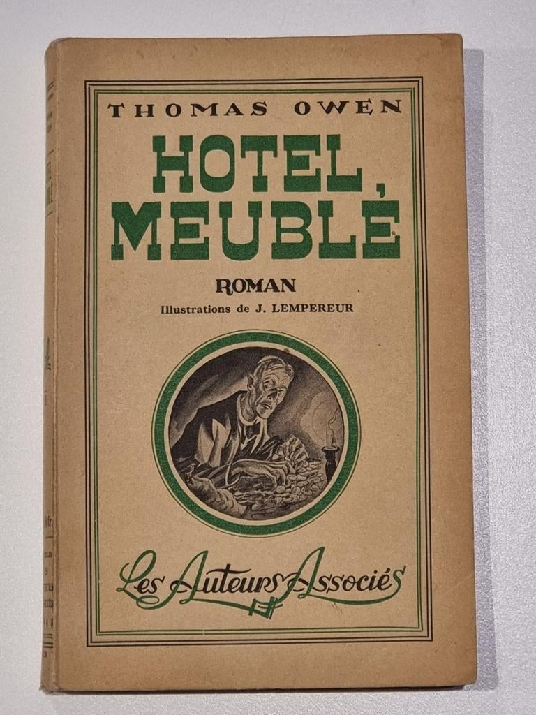 Thomas Owen # Hôtel Meublé # E.O. 1943, Livres, Policiers, Utilisé, Enlèvement ou Envoi