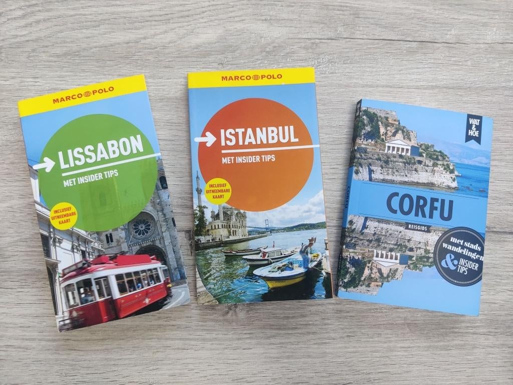 Reisgidsen Lissabon, Instanbul en Corfu, Guide ou Livre de voyage, Comme neuf, Enlèvement, Europe