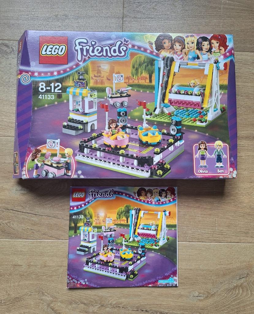 Lego Friends Pretpark botsauto's, Ophalen of Verzenden, Zo goed als nieuw, Complete set, Lego