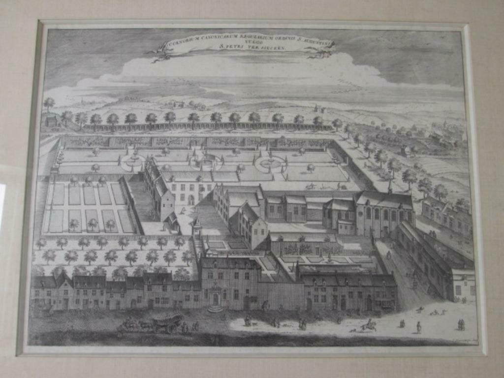 gravure 'S. Petri ter siecken '(Bruxelles), 1694, Enlèvement