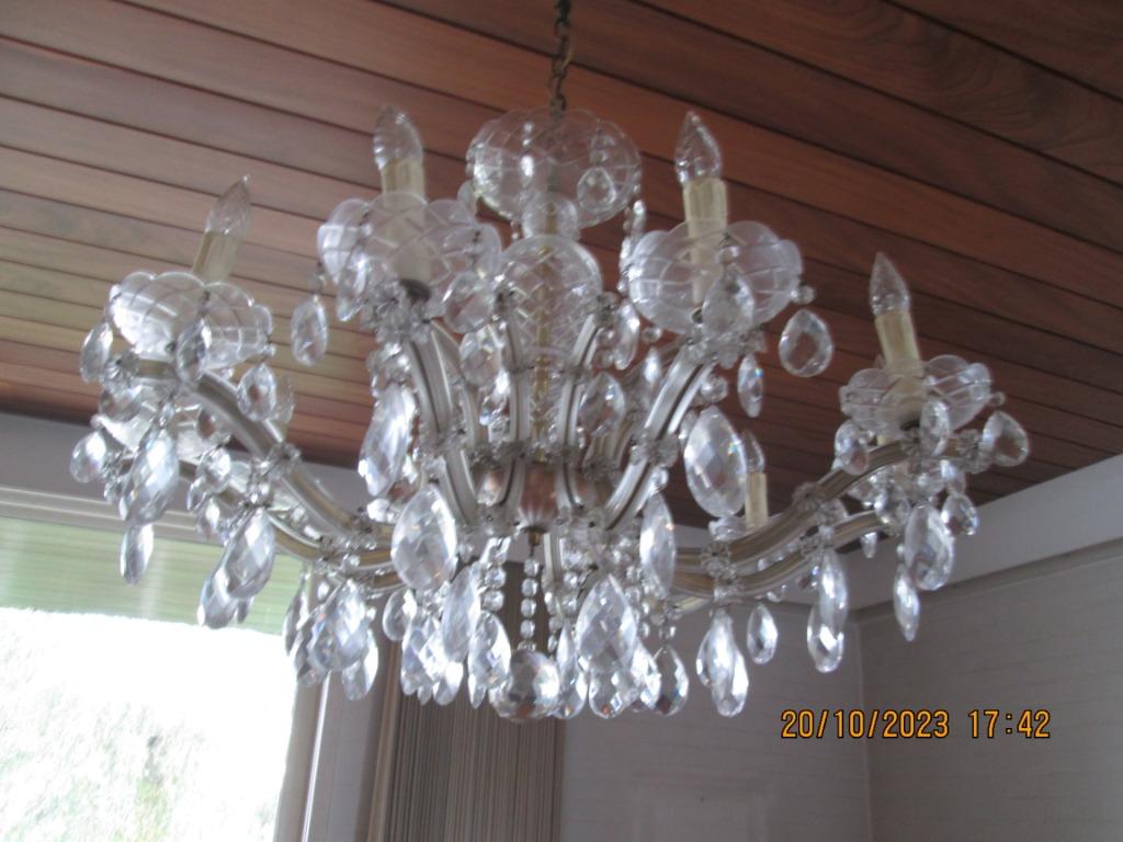 prachtige complete luster voor 95 euro, Antiek en Kunst, Ophalen