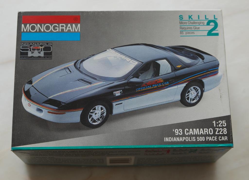 Monogram Chevrolet Camaro Z28 '93, Voiture, Plus grand que 1:32, Comme neuf, Enlèvement