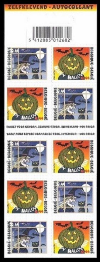 B46  Carnet de timbres Halloween, Enlèvement ou Envoi, Timbre-poste, Autocollant