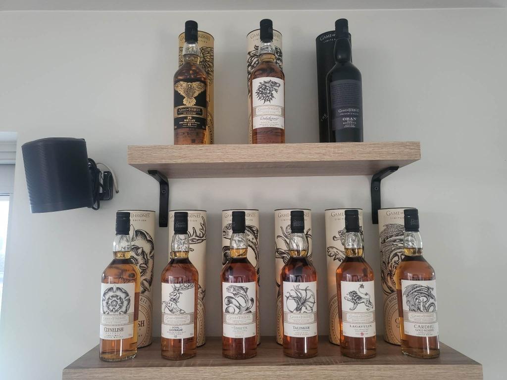 PRIJSVERLAGING!!!Game of thrones whisky collectie, Verzamelen, Wijnen, Nieuw, Overige typen, Overige gebieden, Vol, Ophalen