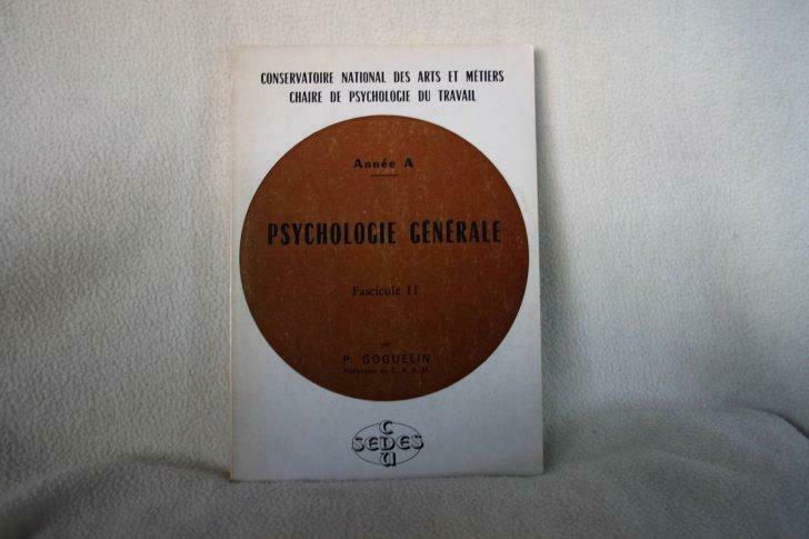 II Conservatoire National des Arts Métiers Chaire de Psych., Enlèvement ou Envoi, Utilisé