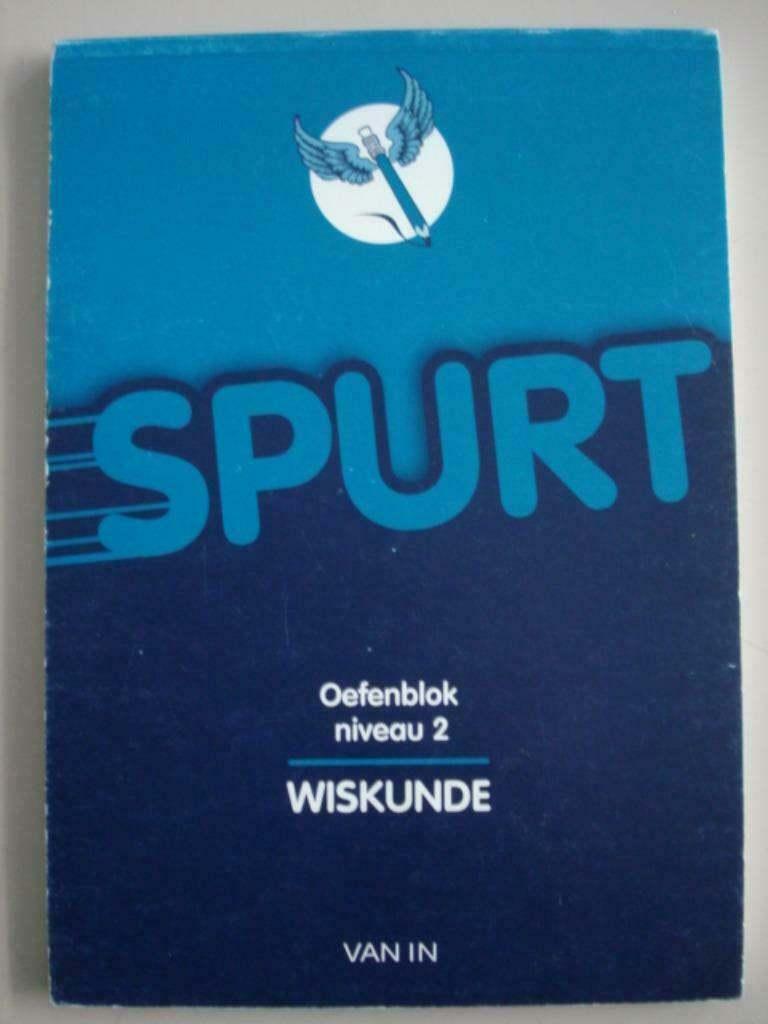 Spurt oefenblok niveau 2 Wiskunde Van In 2013, ASO, Zo goed als nieuw, Evelien Ibens, Wiskunde A