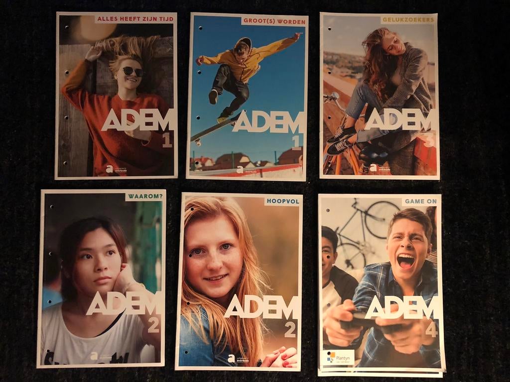 Adem1,2,3&4 godsdienst boekjes, ASO, Godsdienst en Levensbeschouwing, Nieuw, Ophalen of Verzenden