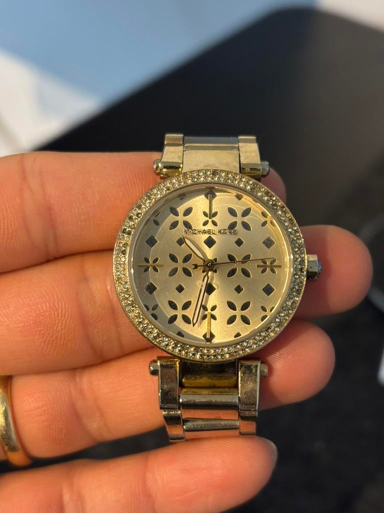 Montre Michael Kors MK-6469 pour femme (dorée), Enlèvement ou Envoi, Utilisé, Acier