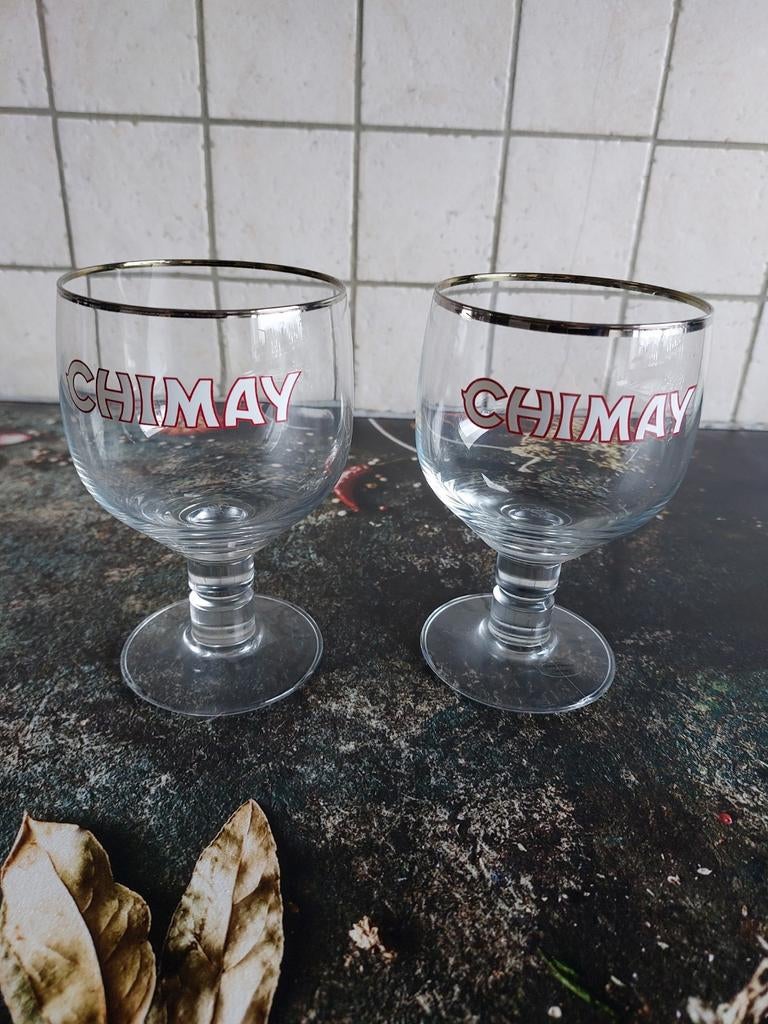 Verres à bière Chimay, Enlèvement ou Envoi, Comme neuf, Verre à bière