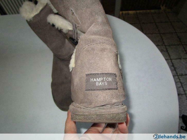 lederen laarzen maat 39  type uggs maar van  Hampton Bays, Porté, Bottes hautes