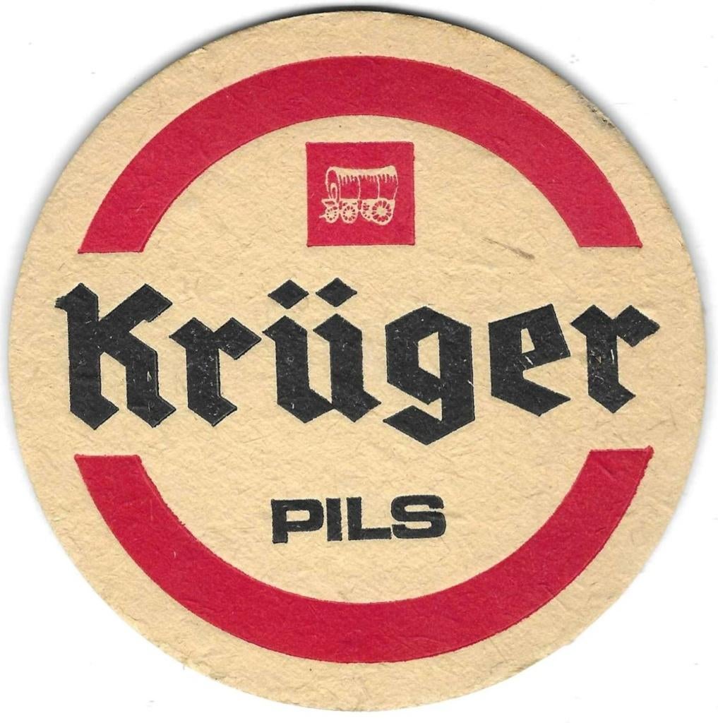 bierviltje 1st Krüger pils, Verzamelen, Verzenden