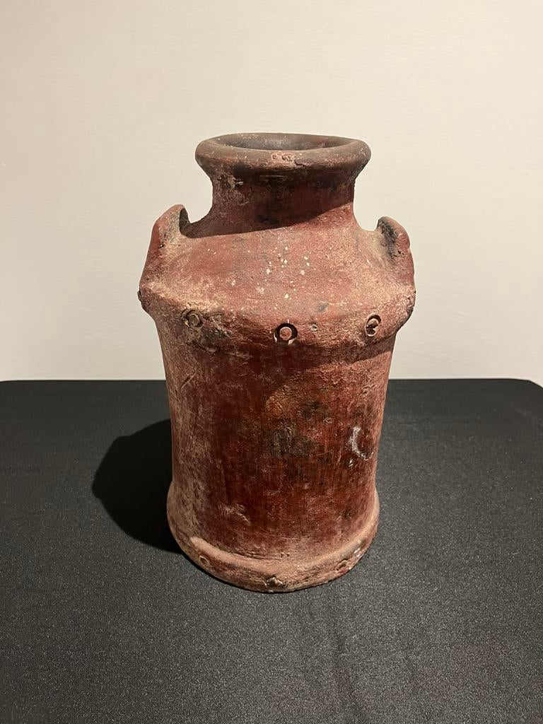 Terracotta kruik, Huis en Inrichting, Woonaccessoires | Vazen, Ophalen, Zo goed als nieuw