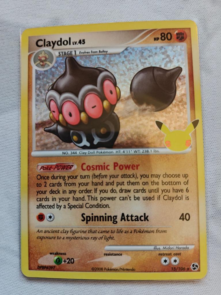 Carte Pokémon Claydol 10/106 - Celebrations en anglais., Hobby en Vrije tijd, Verzamelkaartspellen | Pokémon, Nieuw, Losse kaart