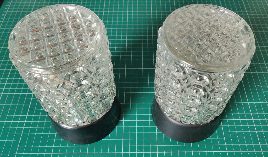 2X Mid Century Plafondlamp met Bakelieten Niko Armaturen, Huis en Inrichting, Ophalen of Verzenden, Gebruikt