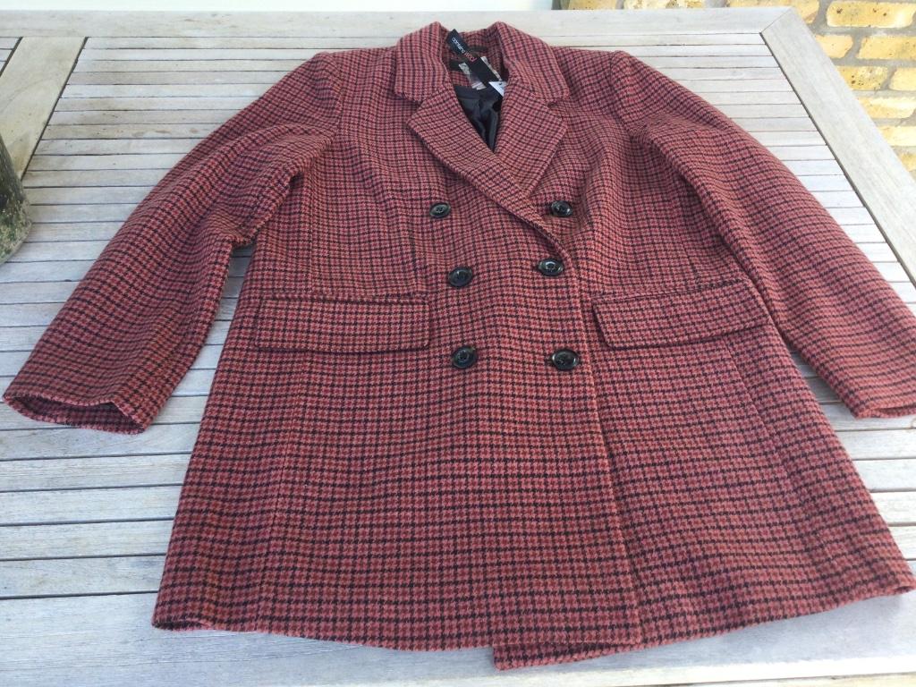 Wollen jas, Ophalen, Nieuw, Maat 38/40 (M)