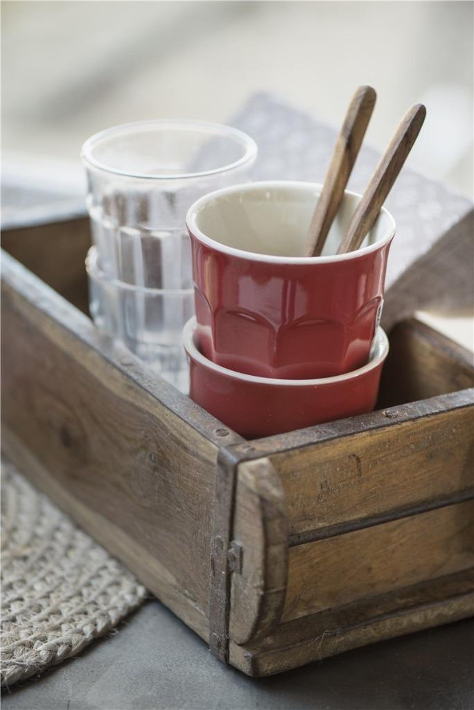 Houten oude Baksteenmal -Unique-, Huis en Inrichting, Woonaccessoires | Schalen en Manden, Zo goed als nieuw, Rechthoekig, Hout