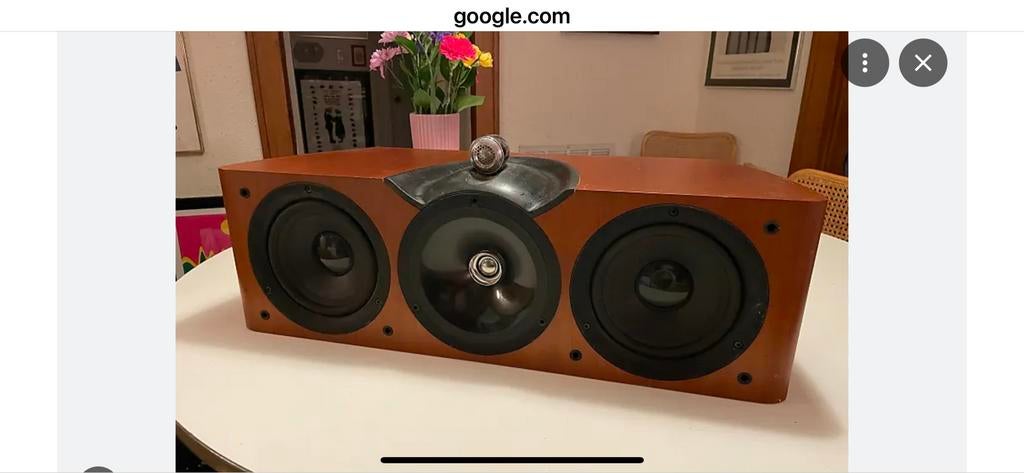 Kef reference centerspeaker 202 te koop gevraagd, Enlèvement ou Envoi, 60 à 120 watts, Comme neuf, Haut-parleur central