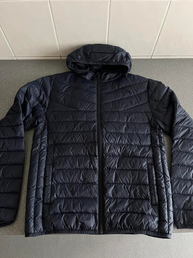 Donkerblauwe donsjas JBC - maat 164, Kinderen en Baby's, Kinderkleding | Maat 164, Jongen of Meisje, JBC, Ophalen of Verzenden
