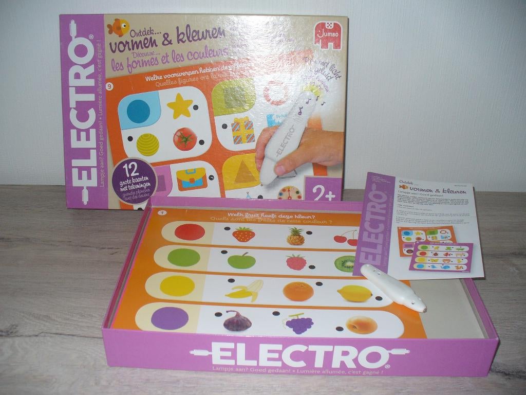 Jumbo Electro vormen en kleuren, Kinderen en Baby's, Ophalen of Verzenden, Zo goed als nieuw, Met licht