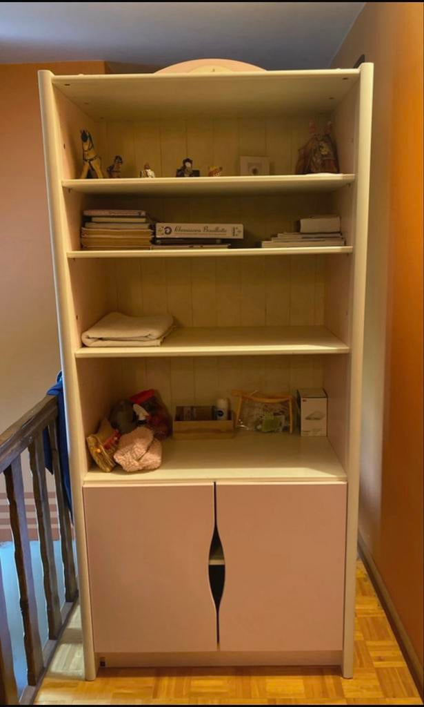 2 halfopen kinderkamerkasten, 3 ou 4 tiroirs, 25 à 50 cm, Enlèvement, Utilisé
