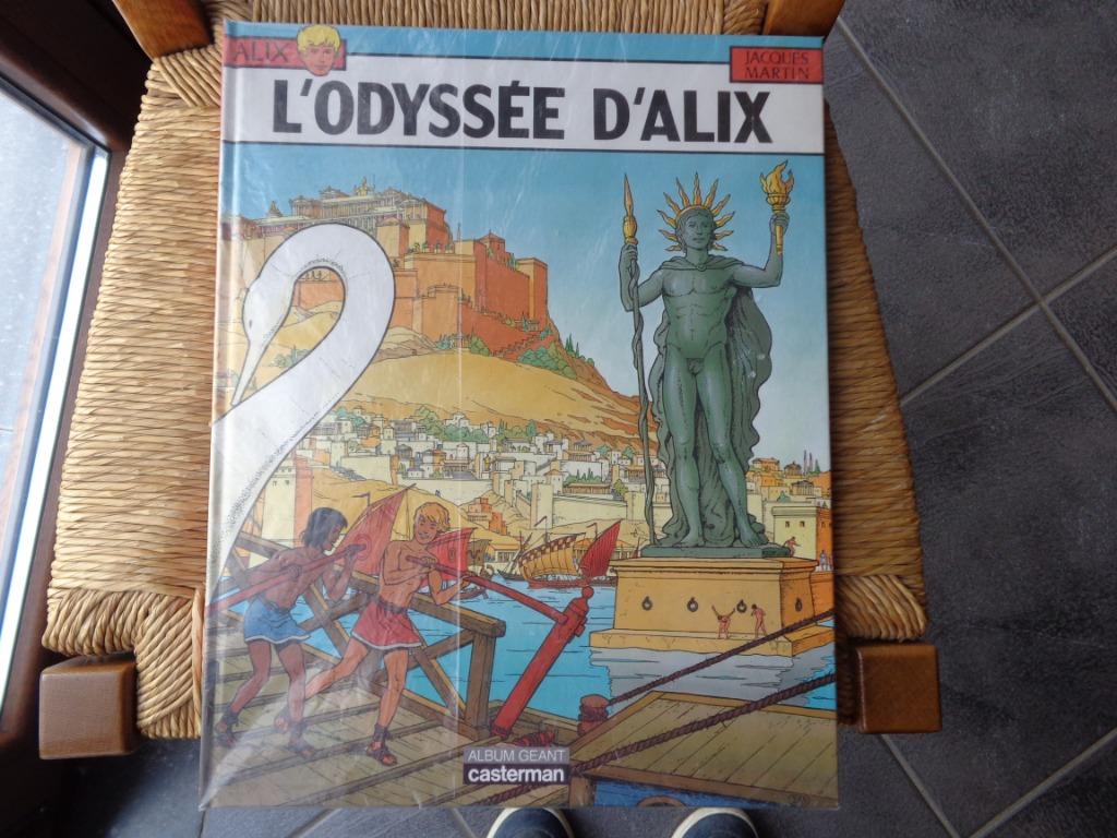 Jacques Martin : "L'odyssée d'Alix" eo grand format 1987, Livres, Enlèvement