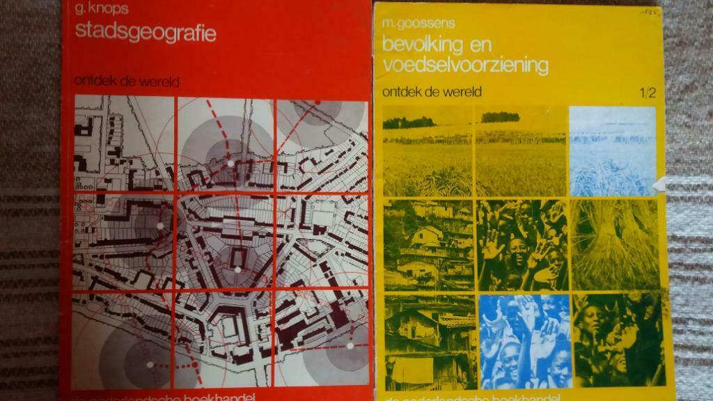 Stadsgeografie + Bevolking 1/2, reeks Ontdek de wereld, Ophalen of Verzenden, Gelezen, G. Knops & M. Goossens