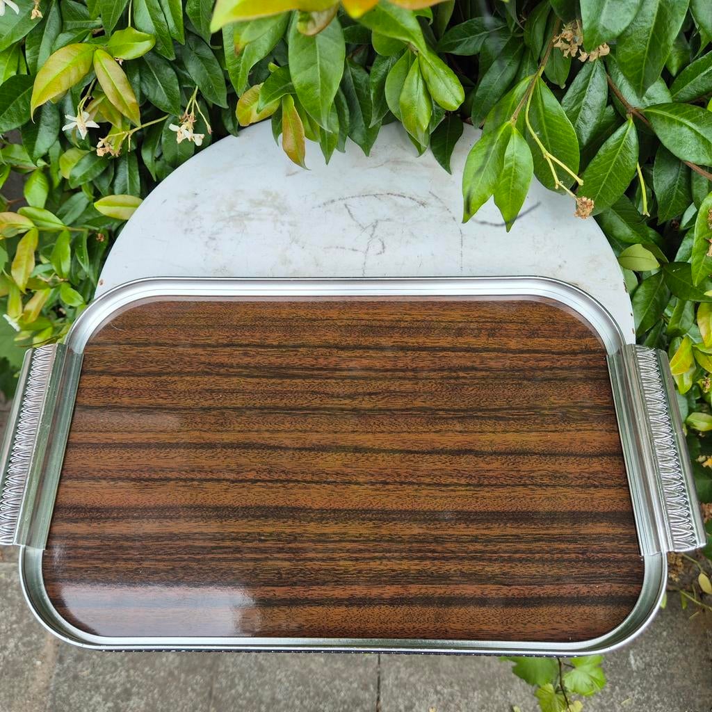 Plateau coloré en palissandre, Italie '60 vintage, Enlèvement ou Envoi