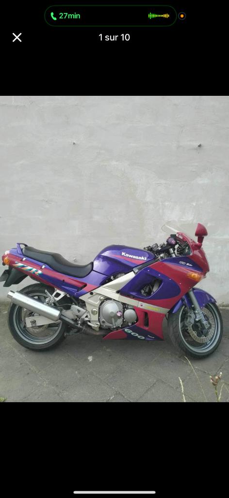 Kawasaki 600cc ZZR 1993 CTOK Ancetre, Motoren, 4 cilinders, Meer dan 35 kW, 600 cc, Minimaal motorrijbewijs A1