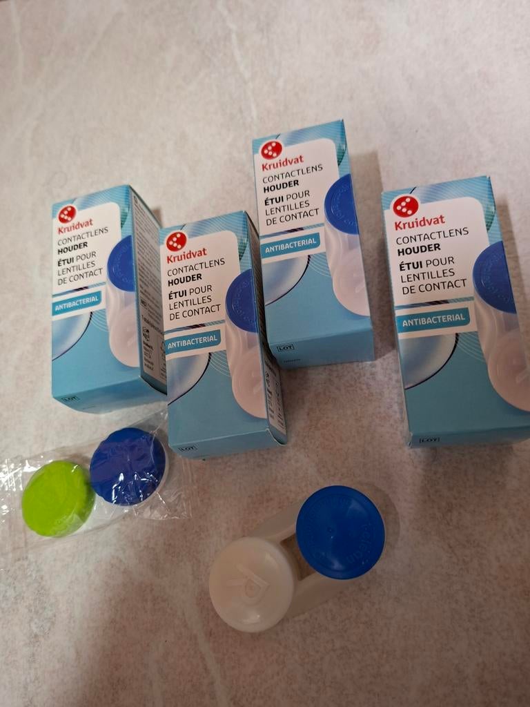 Porte-lentilles de contact - antibactérien - neuf, Enlèvement ou Envoi