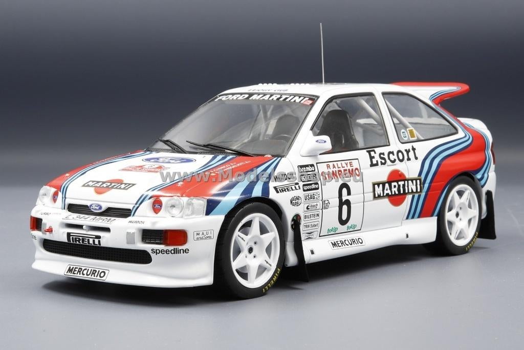 Ford ESCORT RS Cosworth MARTINI uitvoering!!, Auto, Groter dan 1:32, Nieuw, Ophalen of Verzenden