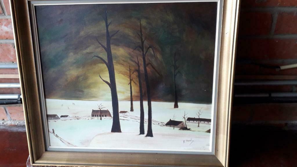 schilderij, Enlèvement, Comme neuf, Toile