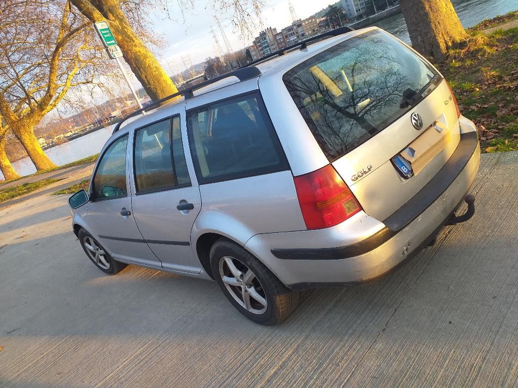 VW Golf 4 Estate 1.9, Auto's, Voorwielaandrijving, Stof, Zilver of Grijs, Te koop