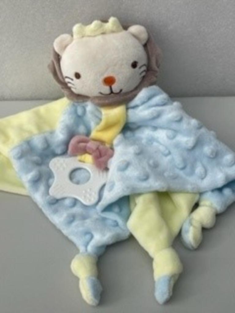 Baby knuffeldoek leeuw /marionet /bijtring NIEUW, Kinderen en Baby's, Ophalen, Nieuw