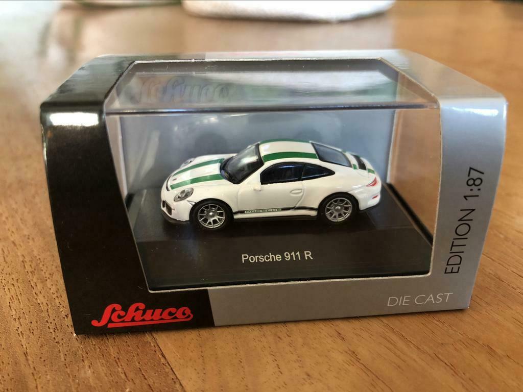 Porsche 911R schuco 1/87, Hobby en Vrije tijd, Ophalen of Verzenden, Schuco