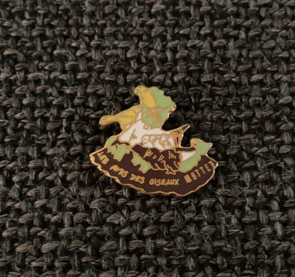 PIN - LES AMIS DES OISEAUX - METTET, Envoi, Utilisé, Animal et Nature, Insigne ou Pin's