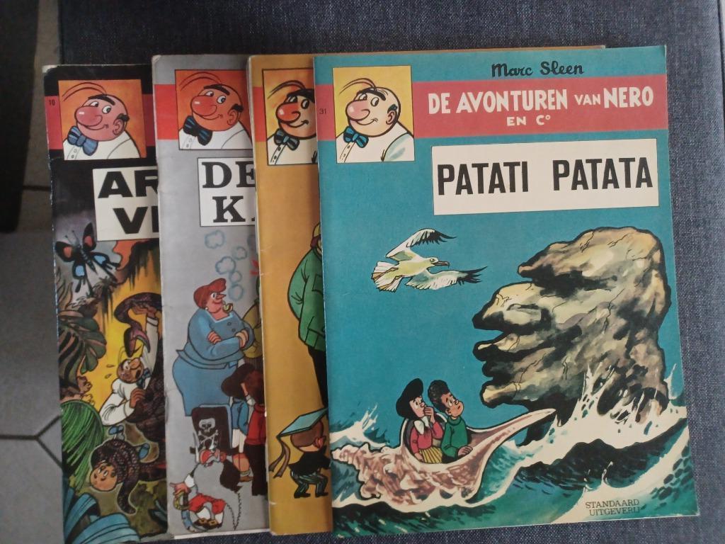 Nero nr 10 - 12 - 18 - 31. Eerste druk, Plusieurs BD, Enlèvement ou Envoi, Marc Sleen, Utilisé