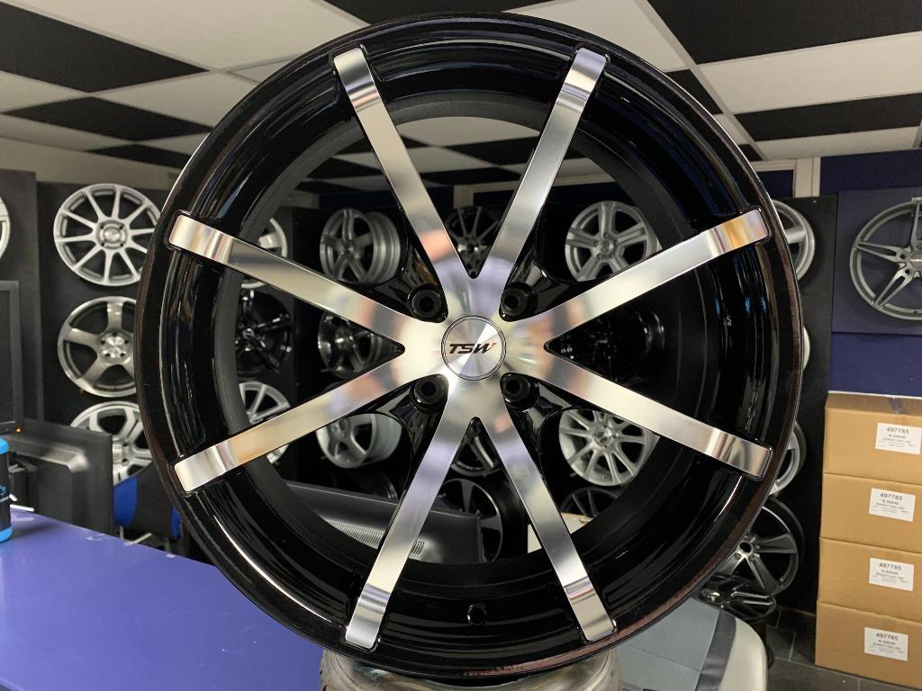 IN STOCK: NIEUWE set 18 inch 4x100 TSW aluminium sportvelgen, Auto-onderdelen, Banden en Velgen, 18 inch, Velg(en), Nieuw, Ophalen of Verzenden