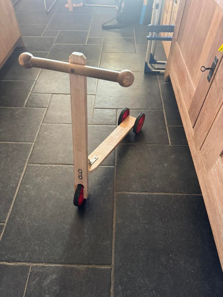 Houten step, Ophalen, Gebruikt
