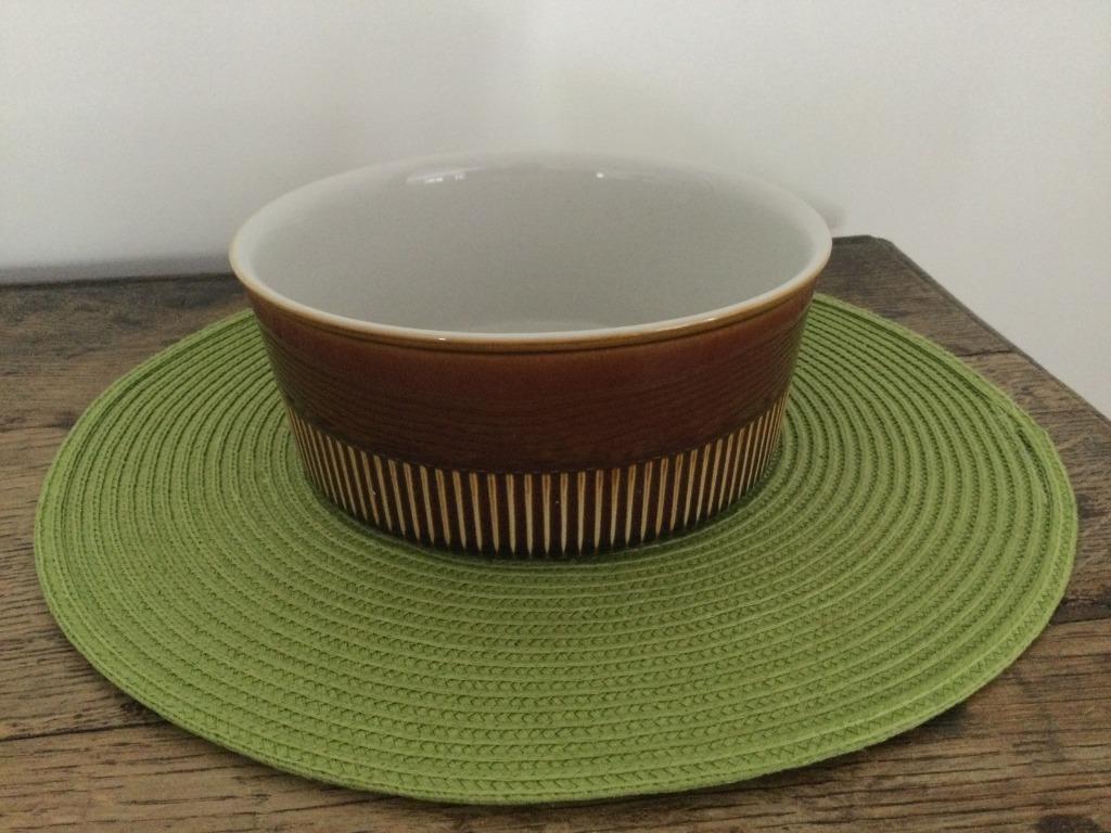 Vintage : plat four brun cannelé Villeroy et Boch, Enlèvement ou Envoi