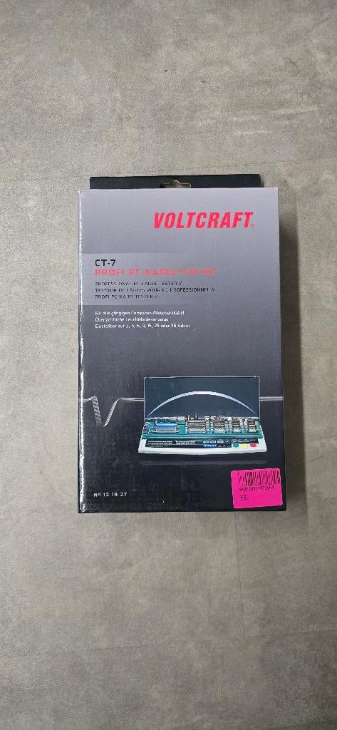 Voltcraft kabeltester, Ophalen of Verzenden, Zo goed als nieuw