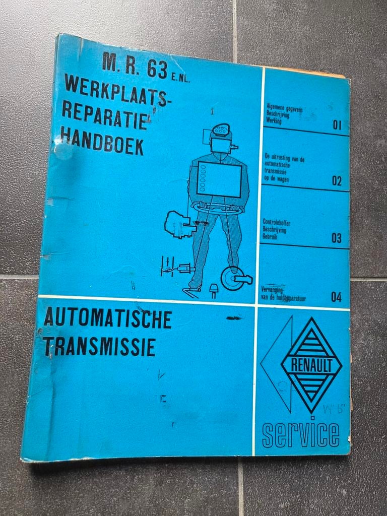 Renault Dauphine Automaat werkplaatshandboek, Auto diversen, Handleidingen en Instructieboekjes, Ophalen of Verzenden