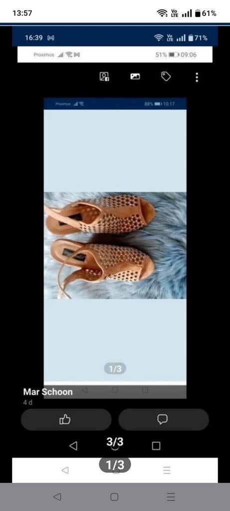 Chaussures, camel, taille 39, Enlèvement, Comme neuf